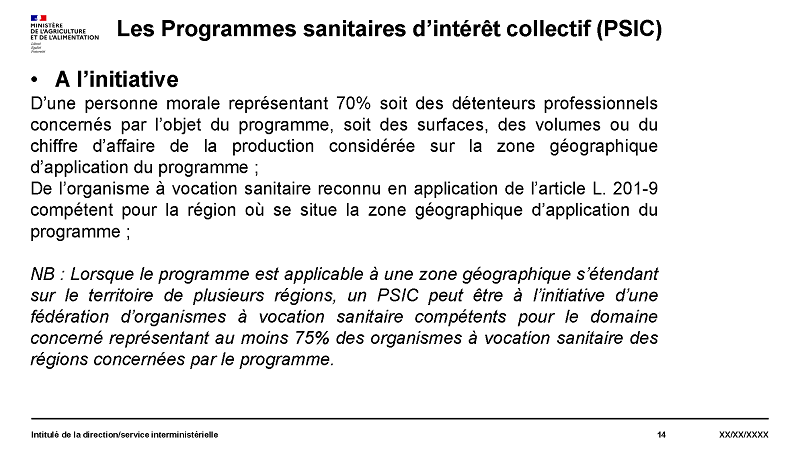 11 DGAL LSA Filire apicole du 18 11 2021 Page 14